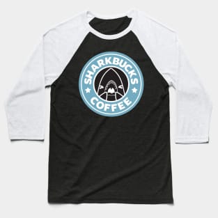 Sharkbucks Logo [Blue] Baseball T-Shirt